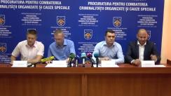 Conferință de presă organizată de Procuratura pentru combaterea Crimei Organizate și Cauze Speciale cu tema „Deconspirarea unei scheme de contrabandă cu anabolizante în proporții deosebit de mari”