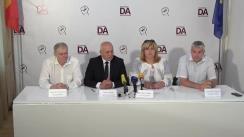 Conferință de presă organizată de Partidul Platforma Demnitate și Adevăr pe marginea atacurilor continue la adresa reprezentanților partidului