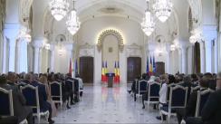 Primirea șefilor de misiuni și a consulilor generali cu prilejul Reuniunii Anuale a Diplomației Române de către Președintele României, Klaus Iohannis