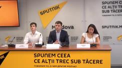 Conferința de presă cu tema „Detalii privind taxele ilegale achitate de părinți în liceele din Chișinău”