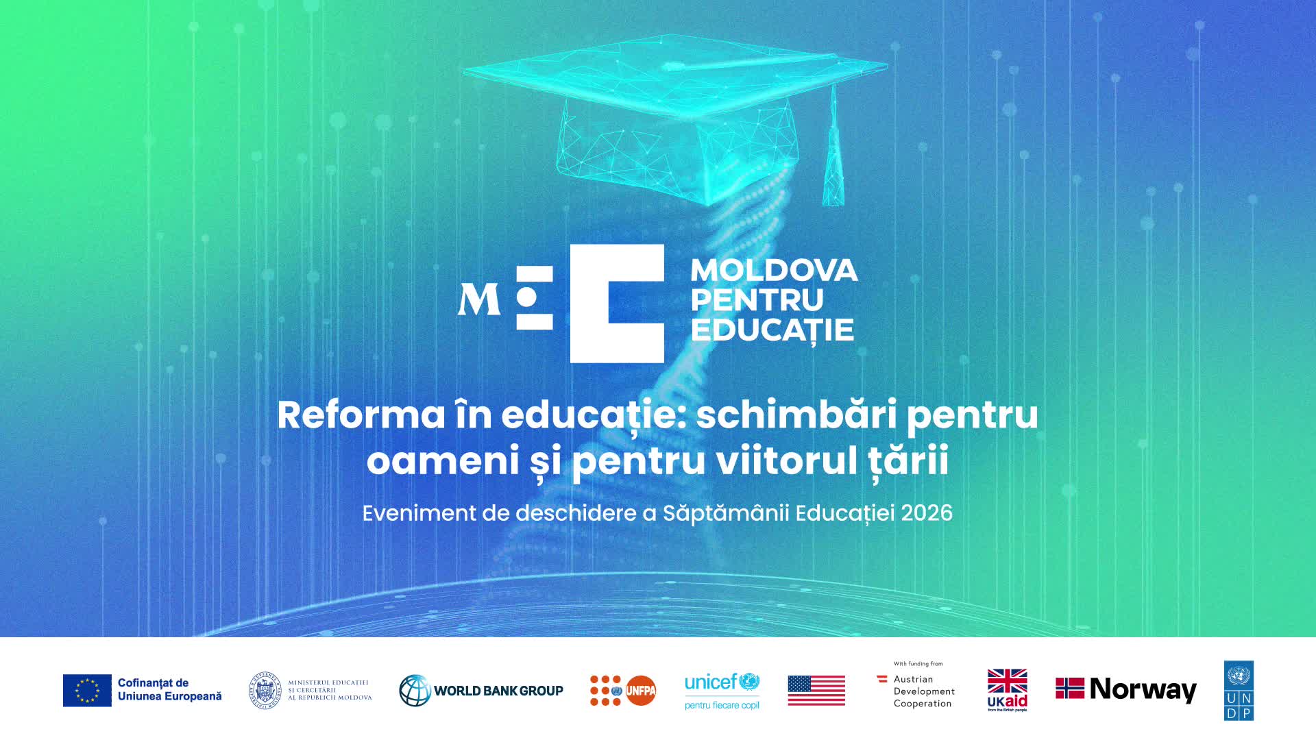 Evenimentul de deschidere a Săptămânii Educației cu tema „Reforma în educație: schimbări pentru oameni și pentru viitorul țării”
