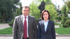 Declarație adresată cetățenilor Republicii Moldova, din partea lui Andrei Năstase și Maia Sandu