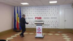 Briefingul săptămânal organizat de Partidul Democrat din Moldova