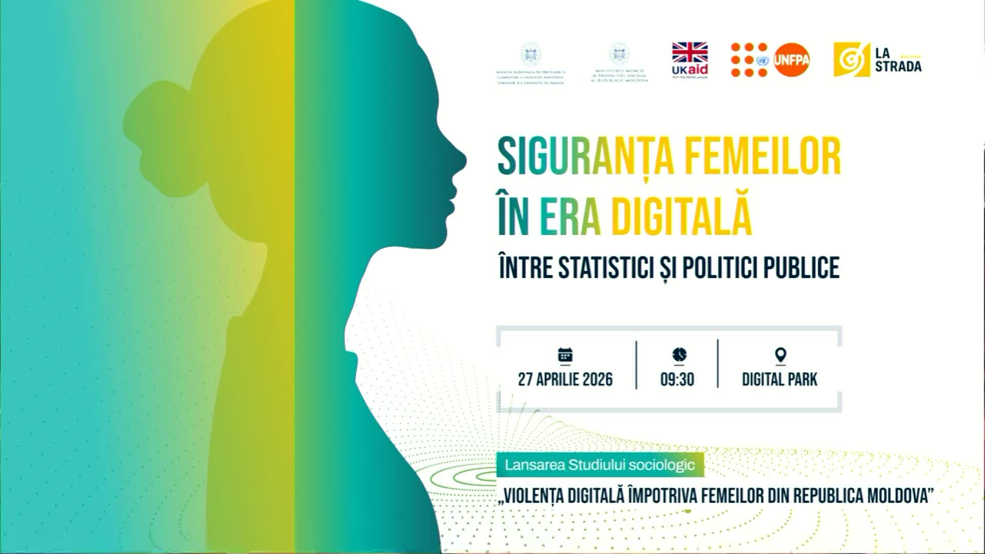 Lansarea studiului sociologic „Violența digitală împotriva femeilor din Republica Moldova”, eveniment organizat de Centrul Internațional „La Strada” și Fondul ONU pentru Populație