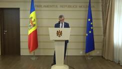 Declarațiile lui Tudor Deliu în timpul ședinței Parlamentului Republicii Moldova din 12 octombrie 2017