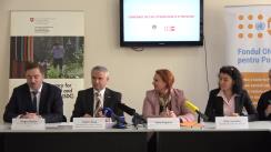 Conferință de presă de lansare a proiectului „Prevenirea cancerului de col uterin în Republica Moldova”