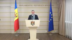 Declarațiile lui Tudor Deliu în timpul ședinței Parlamentului Republicii Moldova din 2 noiembrie 2017