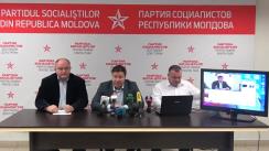 Conferință de presă susținută de consilierii municipali ai PSRM cu tema „Despre cel mai aprig susținător al proiectului cu parcări - Chirtoacă și noi detalii despre Gamrețchi”