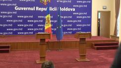 Briefing susținut de Prim-ministrul Republicii Moldova, Pavel Filip, și șeful echipei de experți ai Fondului Monetar Internațional, Ben Kelmanson