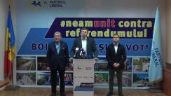 Conferință de presă organizată de conducerea Partidului Liberal cu privire la rezultatele Referendumului de demitere a primarului general al municipiului Chișinău