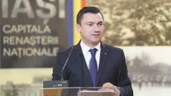 Conferință de presă susținută de primarul municipiului Iași, Mihai Chirica