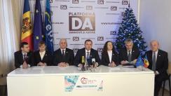 Briefing susținut de conducerea Partidului Platforma Demnitate și Adevăr cu ocazia desfășurării Zilei ușilor deschise la sediul formațiunii