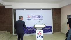 Briefing după Consiliul Politic Național al Partidului Democrat din Moldova