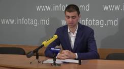 Conferință de presă susținută de avocatul Iulian Rusanovschi cu tema „Un cetățean al Georgiei, apropiat al lui Mihail Saakașvili, este reținut ilegal de organele de drept din Moldova”