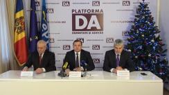 Conferință de presă organizată de Partidul Platforma Demnitate și Adevăr