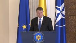 Ceremonia de decorare a unor instituții de învățământ de către Președintele României, Klaus Iohannis