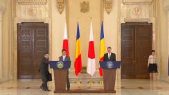 Declarație de presă susținută de Președintele României, Klaus Iohannis, și Prim-ministrul Japoniei, Shinzo Abe