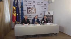 Conferință de presă organizată de Partidul Platforma Demnitate și Adevăr