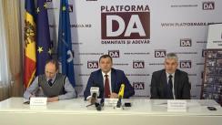 Conferință de presă organizată de Partidul Platforma Demnitate și Adevăr