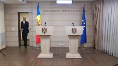 Briefing susținut de Pavel Filip și Andrian Candu după ședința comună a Guvernului și a Parlamentului Republicii Moldova