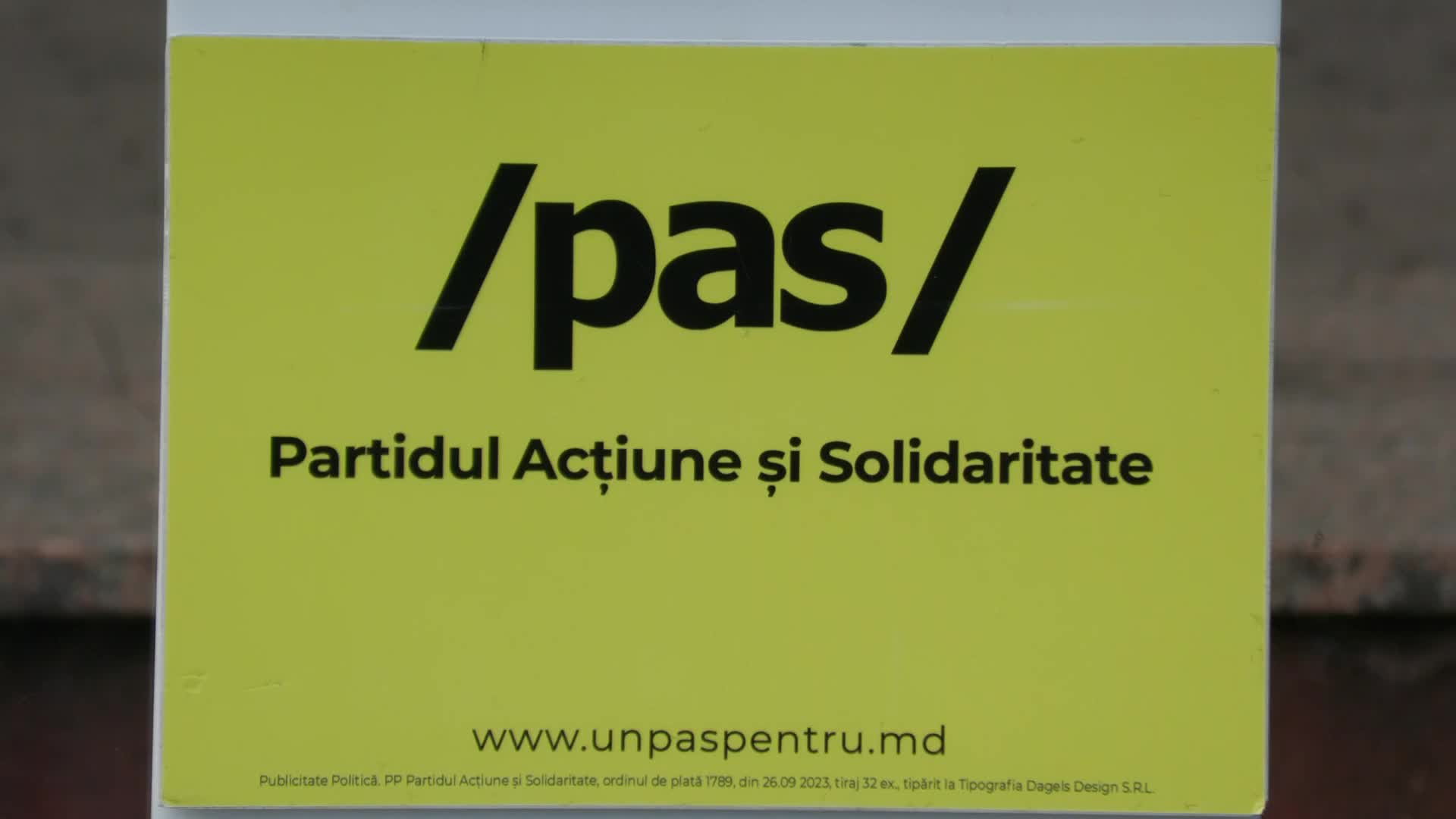 Evenimentul „7 lucruri pe care trebuie să le știi înainte de vot” organizat de Partidul Acțiune și Solidaritate