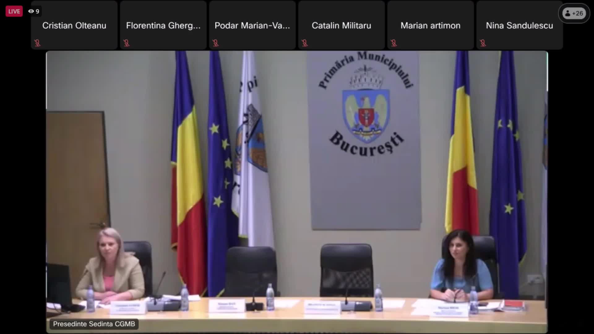 Ședința extraordinară a Consiliului General al Municipiului București din 5 iulie 2024