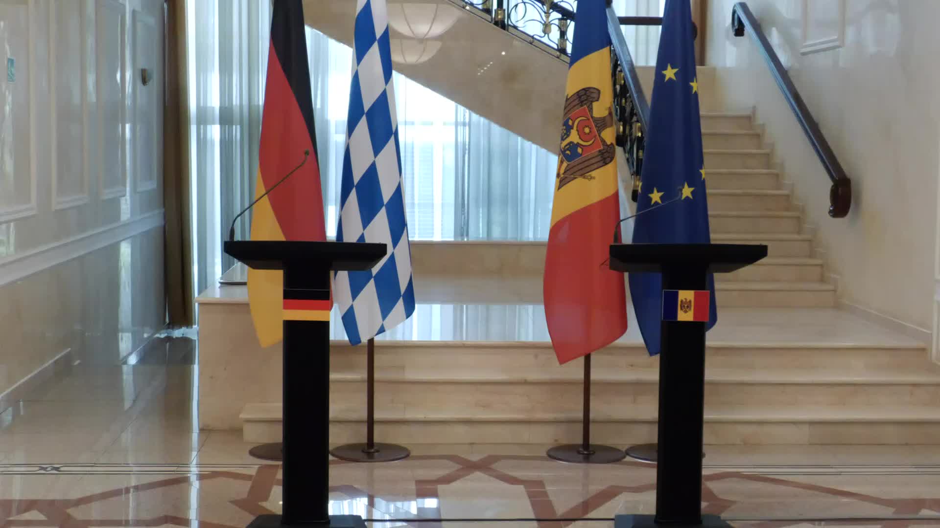 Conferință de presă susținută de Președinta Republicii Moldova, Maia Sandu, și Prim-ministrul landului Bavaria, Markus Söder
