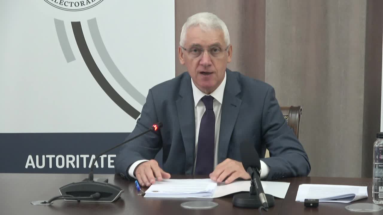 Conferinţă de presă susţinută de Președintele Autorității Electorale Permanente (AEP), Adrian Țuțuianu