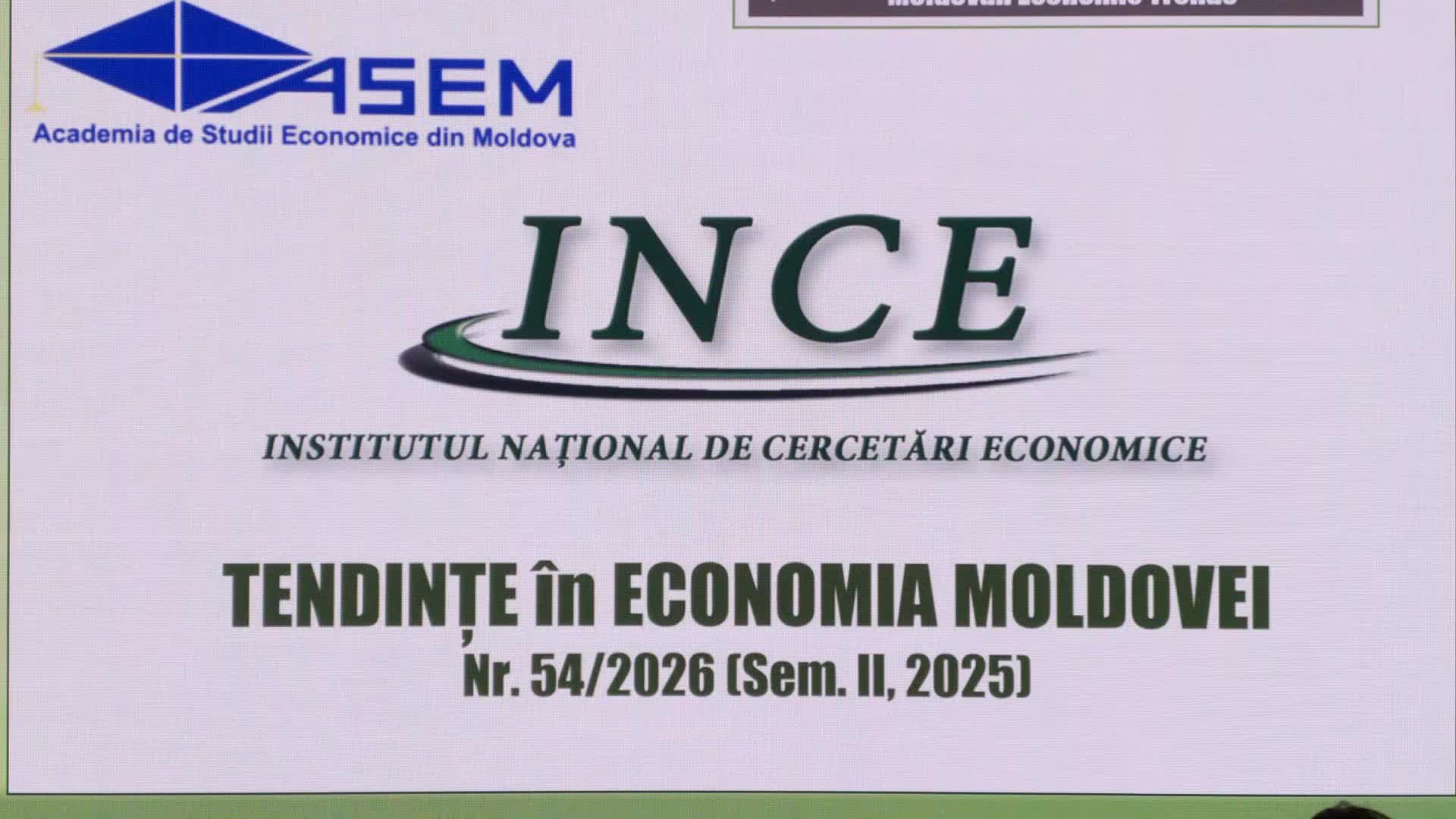 Conferința de presă dedicată lansării unui nou număr al publicației „Tendințe în Economia Moldovei” (ediția 54)