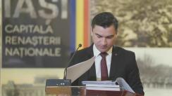 Conferință de presă susținută de primarul Municipiului Iași, Mihai Chirica