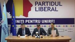 Conferință de presă organizată de Partidul Liberal cu tema „Conducearea Partidului Liberal depune o sesizare la Curtea Constituțională”