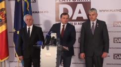 Conferință de presă organizată de Partidul Platforma Demnitate și Adevăr