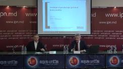 Conferința de presă organizată de Asociația pentru Dezvoltare și Cooperare Moldova cu tema „Prezentarea rezultatelor Sondajului Evoluțiile și Preferințele privind mass-media din Republica Moldova”