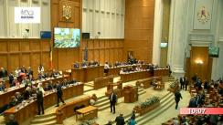 Ședința solemnă comună a Camerei Deputaților și Senatului, dedicată împlinirii a 100 de ani de la unirea Basarabiei cu România