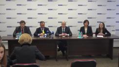 Conferința de presă susținută de Reprezentantul Special al OSCE pentru procesul de reglementare transnistreană, Franco Frattini, și Șeful Misiunii OSCE în Moldova, Ambasadorul Michael Scanlan