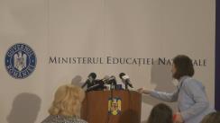 Declarație de presa susținută de Ministrul Educației Naționale, Valentin Popa, după întâlnirea programată astăzi cu reprezentanții studenților