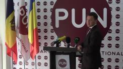 Conferința de presă organizată de candidatul Partidului Unității Naționale la funcția de primar general al municipiului Chișinău, Constantin Codreanu