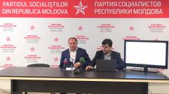 Conferință de presă susținută de candidatul PSRM la funcția de primar general al Chișinăului, Ion Ceban, cu tema „Oferta electorală pentru suburbii”