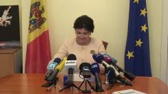 Conferință de presă susținută de candidatul la funcția de primar general al municipiului Chișinău, Silvia Radu