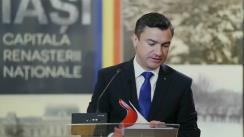 Conferință de presă susținută de Primarul Municipiului Iași, Mihai Chirica