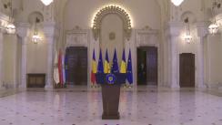 Declarație de presă susținută de Președintele României, Klaus Iohannis