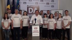 Conferință de presă susținută de candidatul Partidului Platforma Demnitate și Adevăr la funcția de primar general al municipiului Chișinău, Andrei Năstase și echipa sa