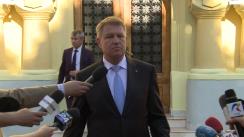 Declarația de presă susținută de Președintele României, Klaus Iohannis, la finalul dezbaterii „Blaj 1848-2018: conștiință națională și destin european”