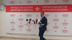 Conferința de presă susținută de candidatul PSRM la funcția de primar general al Chișinăului, Ion Ceban, cu tema „Soluții pentru gospodăria comunal-locativă din Chișinău și pentru angajații din acest domeniu”