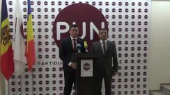 Alegeri Chișinău 2018: Conferință de presă cu participarea candidatului Partidului Unității Naționale la funcția de primar general al municipiului Chișinău, Constantin Codreanu