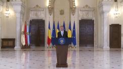 Declarație de presă susținută de Președintele României, Klaus Iohannis