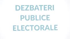 Dezbateri publice electorale organizate de Promo-LEX în mun. Chișinău dintre candidații la funcția de primar general, Ion Ceban și Andrei Năstase