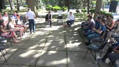 Dezbateri publice dintre candidatul PSRM la funcția de primar general al municipiului Chișinău, Ion Ceban, și candidatul PPPDA la funcția de primar general, Andrei Năstase, pe tema „Zonele de agrement, parcuri și scuaruri, terenuri sportive și pentru copii, siguranța în Chișinău”