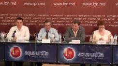 Conferința de presă organizată de Asociația Obștească „Uniunea medicilor și personalului medical din Republica Moldova” cu tema „Situația creată în municipiul Chișinău”