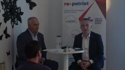 Întâlnire cu presa a liderilor Echipei RePatriot, proiectul de repatriere prin antreprenoriat adresat românilor din Diaspora, lansat de Fundația Romanian Business Leaders